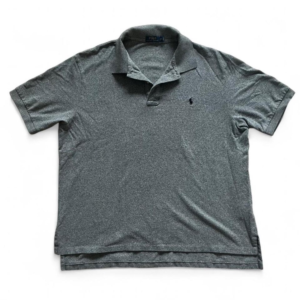Polo Ralph Lauren 2XB Big & Tall Charcoal Gray Classic Fit Polo Shirt Mens